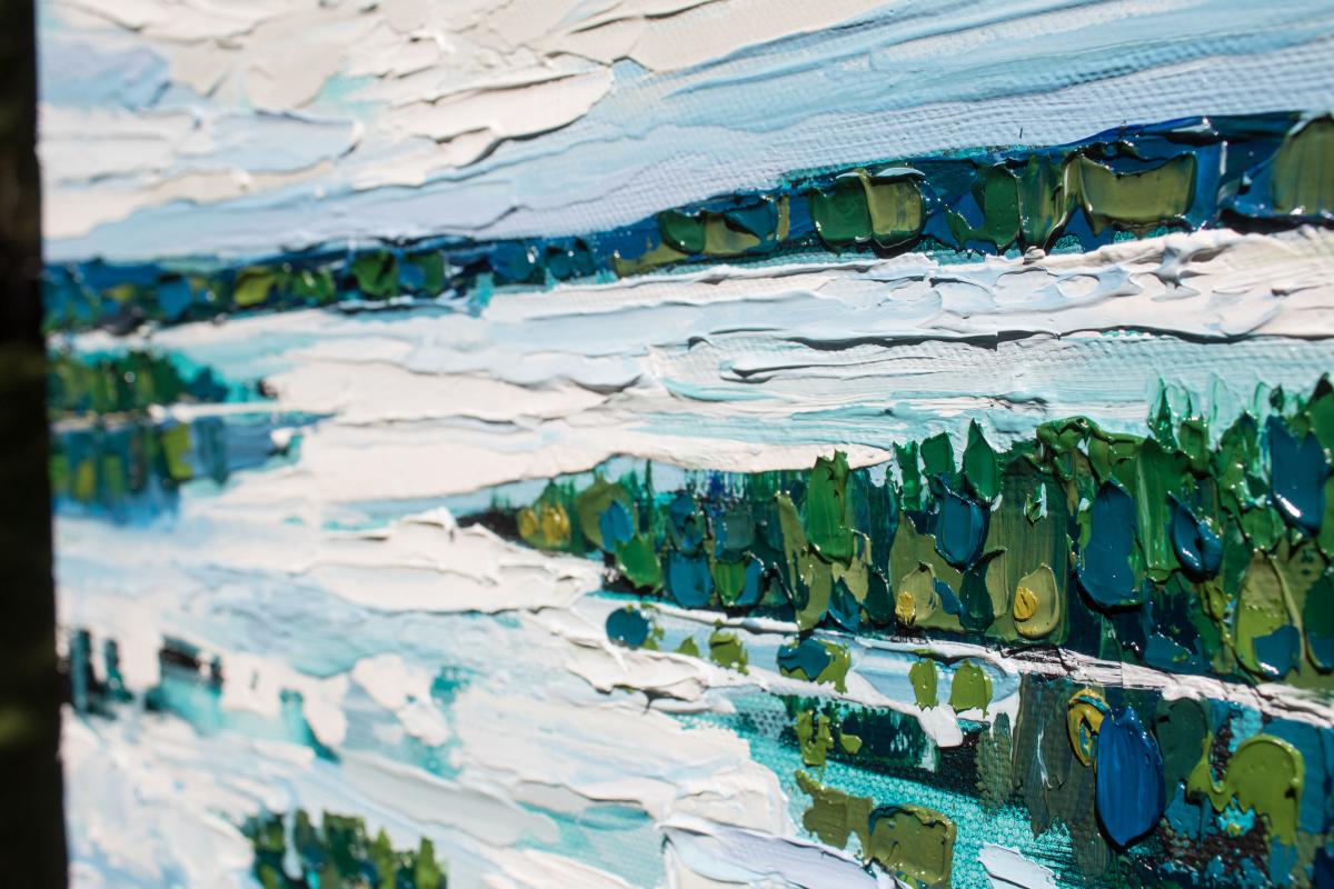 Muskoka Light, oil on canvas, 12x12", 2021 picture