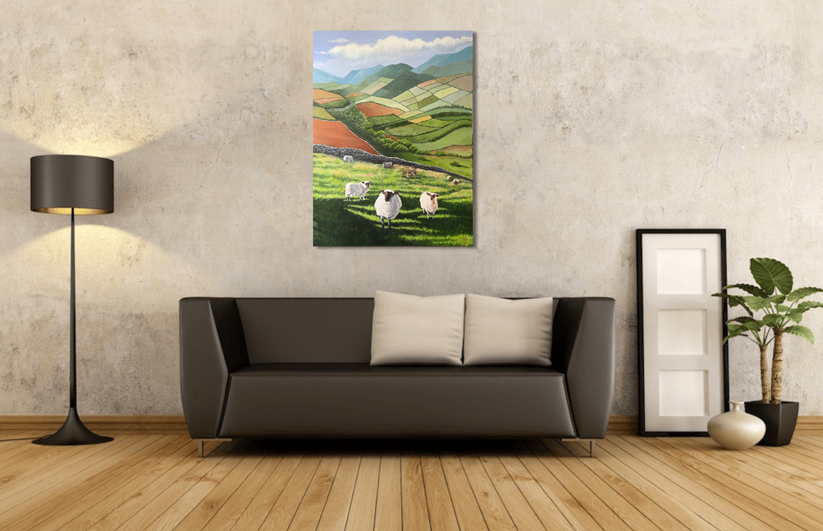 Sheep in the Meadow picture