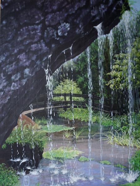 Waterfall at Blarney Castle