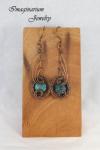 Teal Apatite Earrings