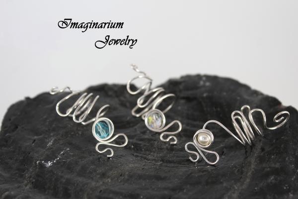 Sterling Silver Swarovski Ear Cuff picture