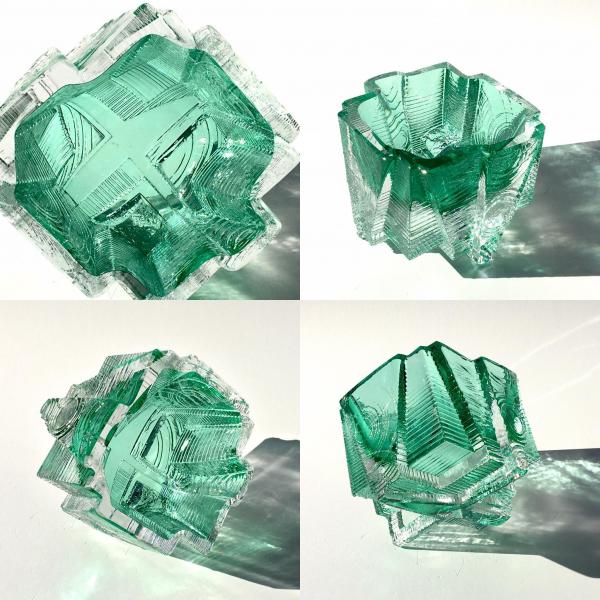 OUTSIDE IN SCULPTURAL BOWL/EMERALD GREEN picture