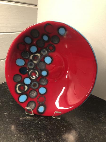 Metal Reaction Sculpture Bowl Art