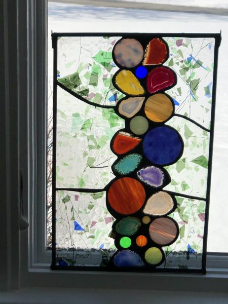 Geo Stained Glass Panel