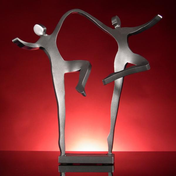 Joyous Dancers 16" in steel picture