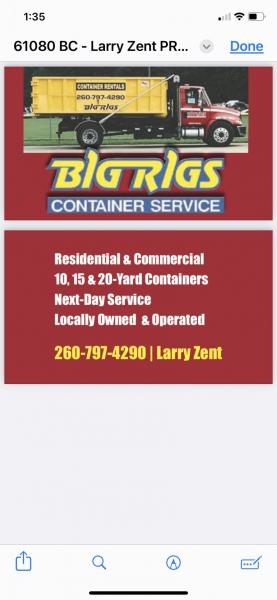 Big Rigs Container Service