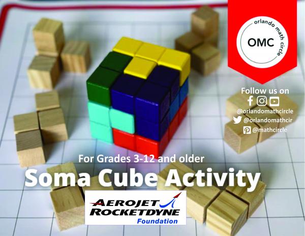 Soma Cube - Make 7 Soma  figures out of individual wooden cubes and then put together different structures starting with a cube. picture
