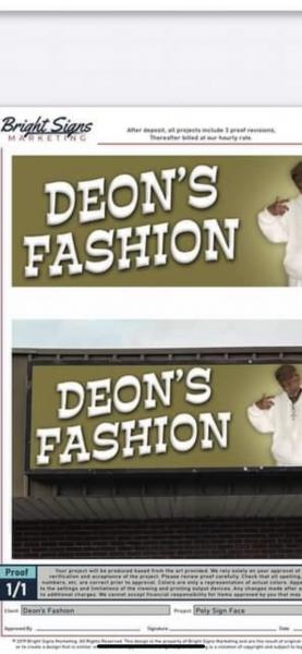 Deons.  Fashion