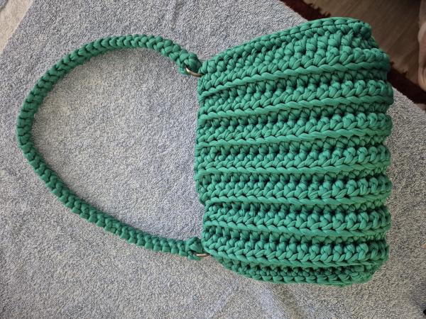 Handmade  purses with t-shirt yarn