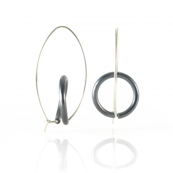 Loop de Loop oxidized earrings