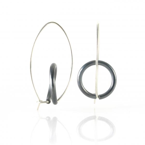 Loop de Loop oxidized earrings picture