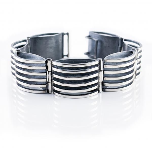 6 Line Hinged Arc Bracelet picture