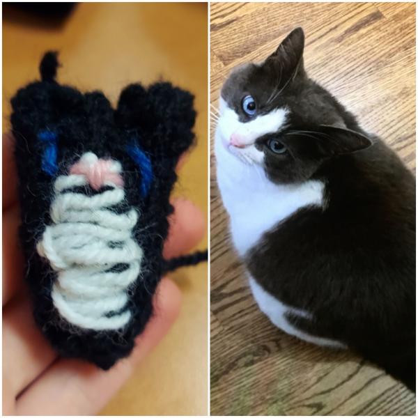 Custom Crochet Cat picture