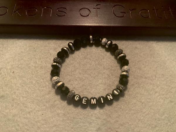 Zodiac Sign Personalized Beaded Bracelet picture
