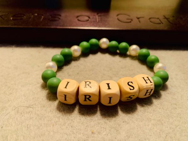 St. Patrick's Day Beaded Bracelet