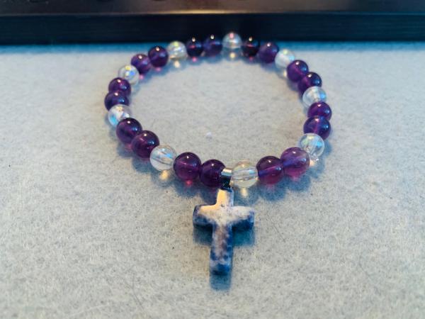 Handmade Beaded Bracelet for Lent picture