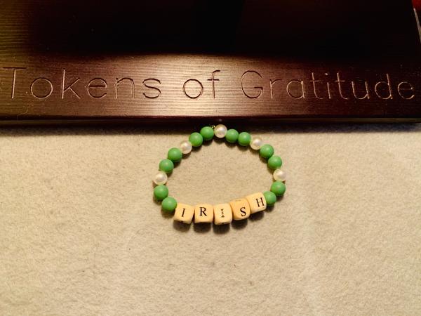 St. Patrick's Day Beaded Bracelet picture