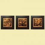 Set Of 3 - Tree Study (10"x10" each)