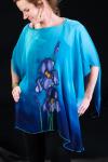 IRIS Silk Chiffon Poncho