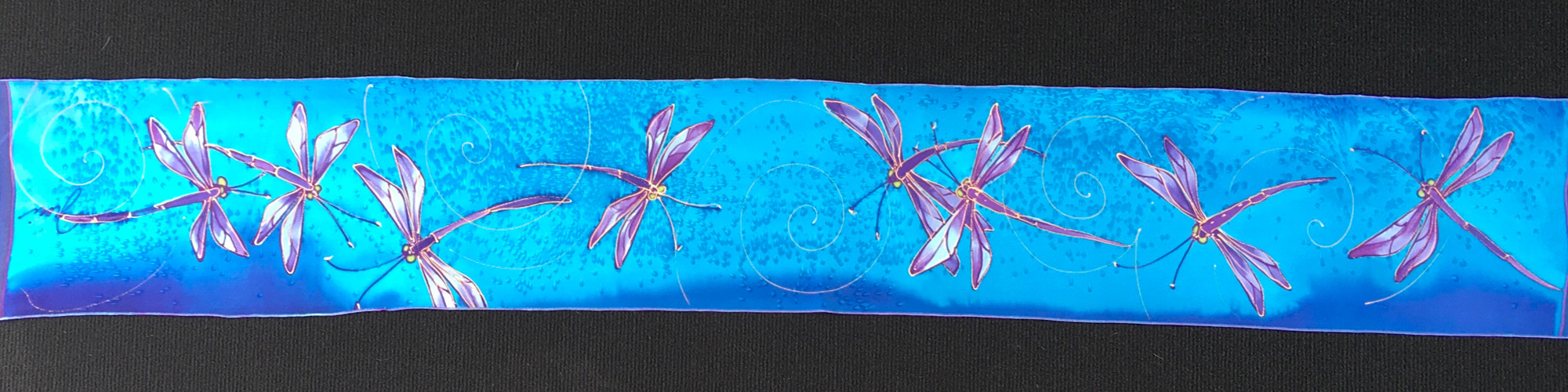 8" x 60" DRAGONFLY scarf picture