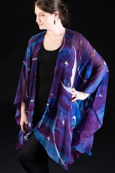 MOON AND STAR Silk Chiffon Wrap picture
