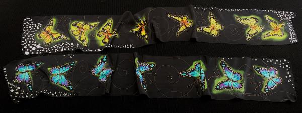 8" x 60"  Butterfly scarf