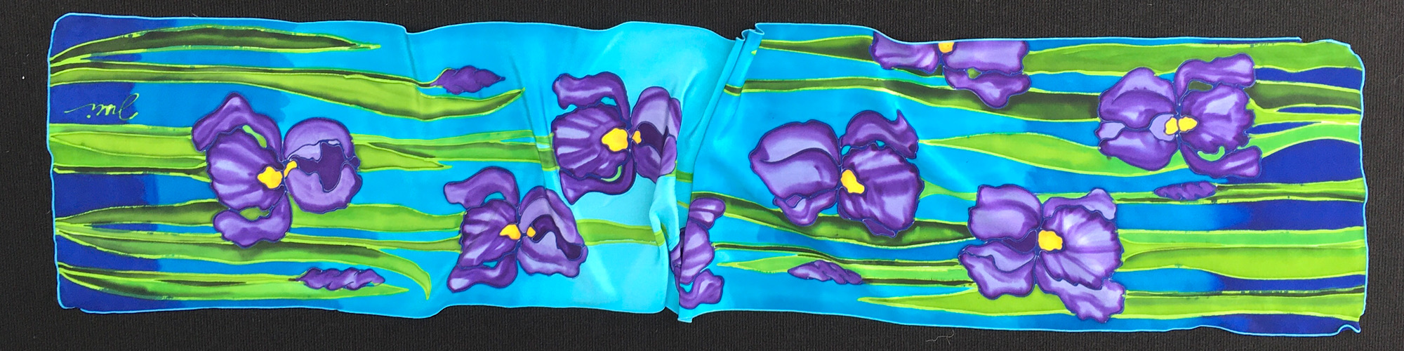 14" x 72" IRIS scarf picture