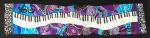 14" x 72" Musical Extravaganza scarf - PURPLE