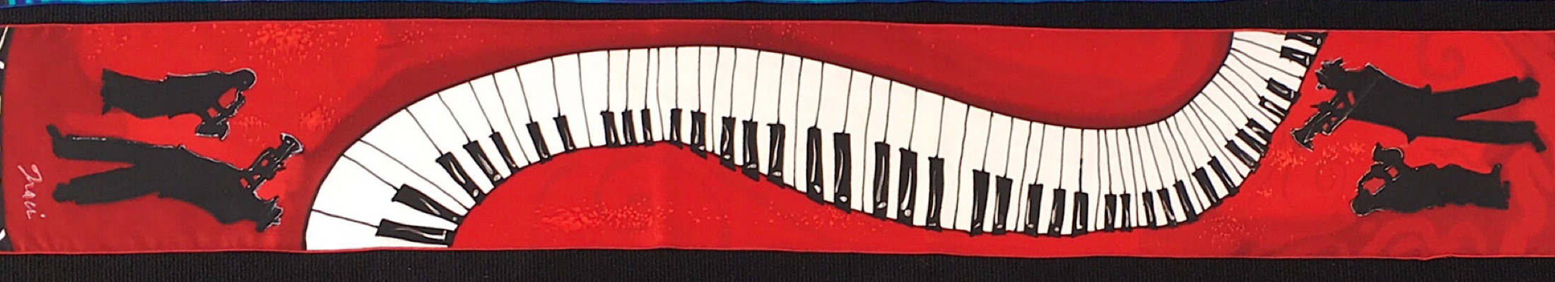 8" x 60" HOT JAZZ scarf picture