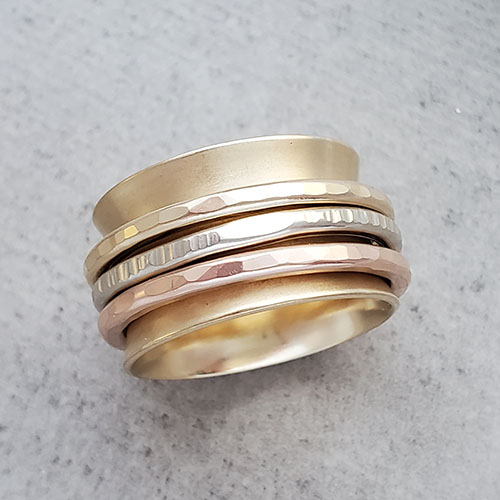 14k Gold Spinning Ring picture