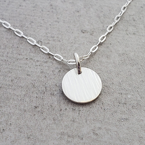 Hammered Disk Necklaces picture