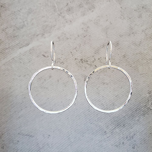 Silver Hoop Earrings picture