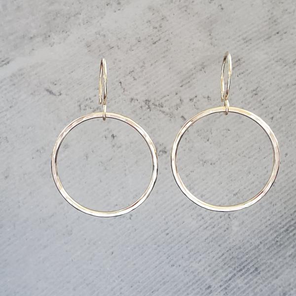 14k Gold Fill Hoop Earrings picture