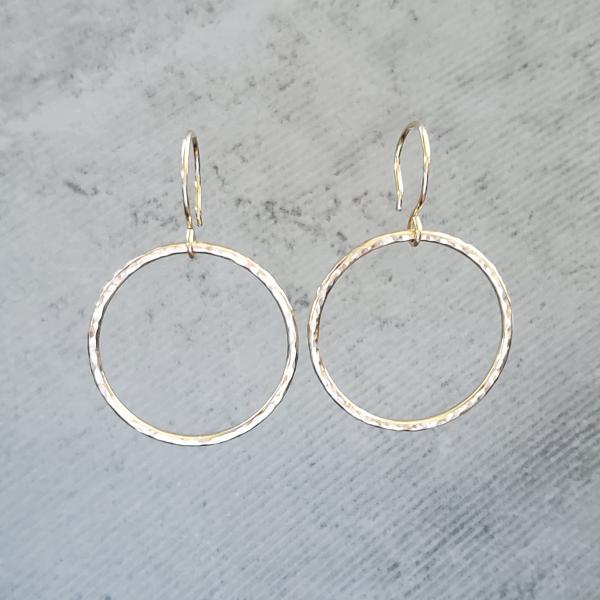 14k Gold Fill Hoop Earrings picture