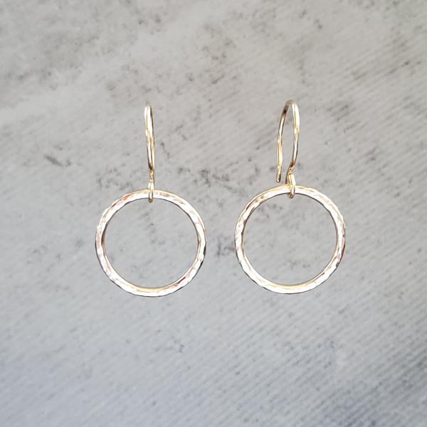 14k Gold Fill Hoop Earrings picture