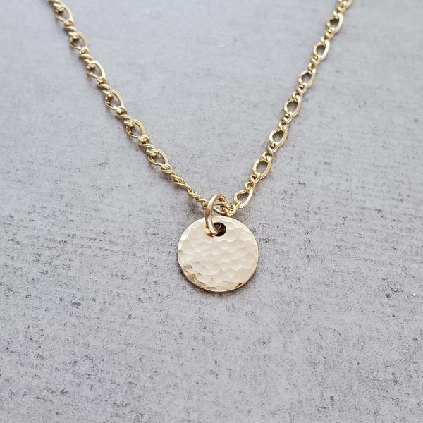 Hammered Disk Necklaces picture