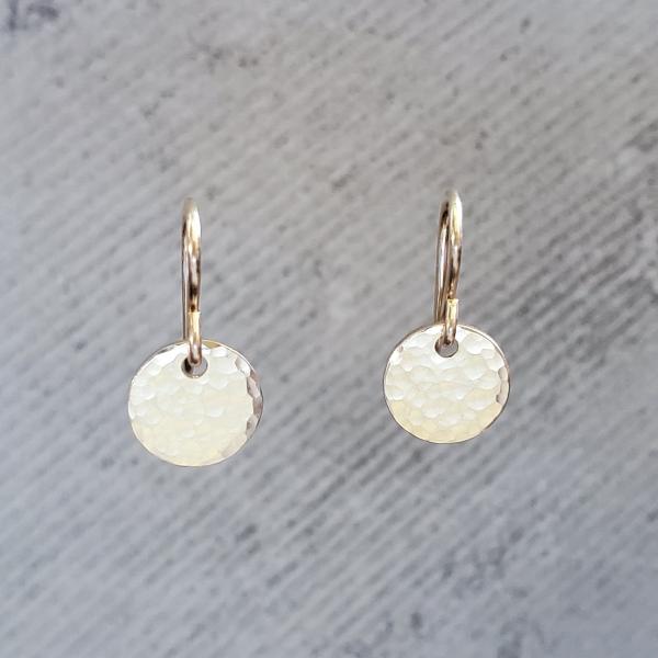 Hammered Disk Earrings picture