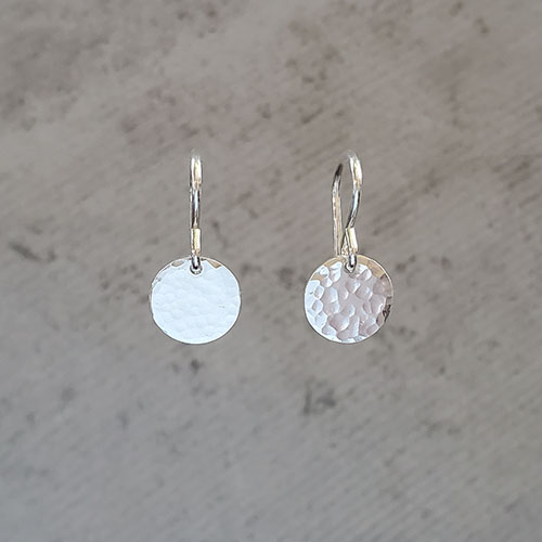 Hammered Disk Earrings picture