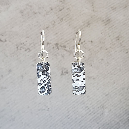 Beer Speak Rectangle Earrings picture