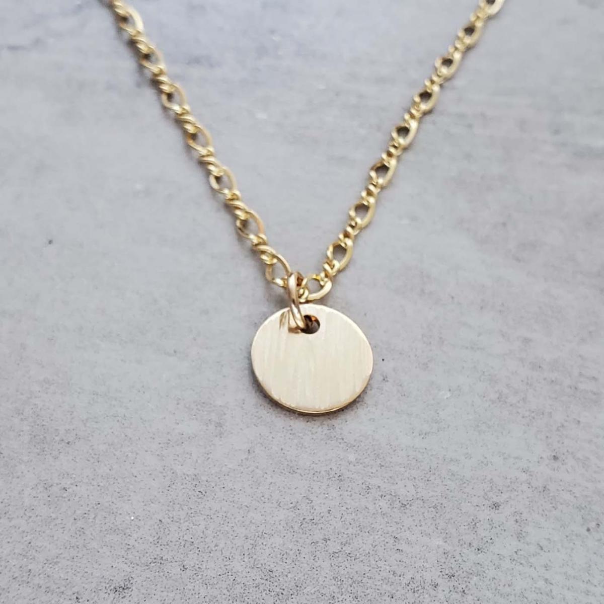 Hammered Disk Necklaces picture