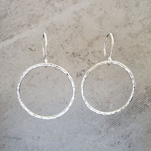 Silver Hoop Earrings picture