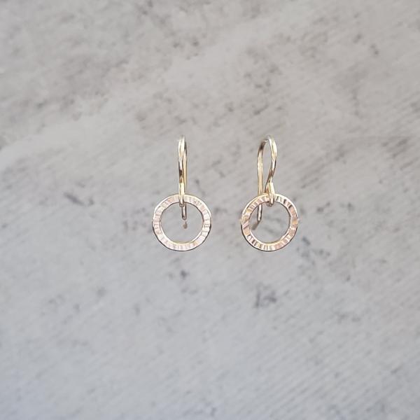 14k Gold Fill Hoop Earrings picture