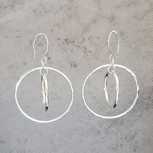 Silver Hoop Earrings picture