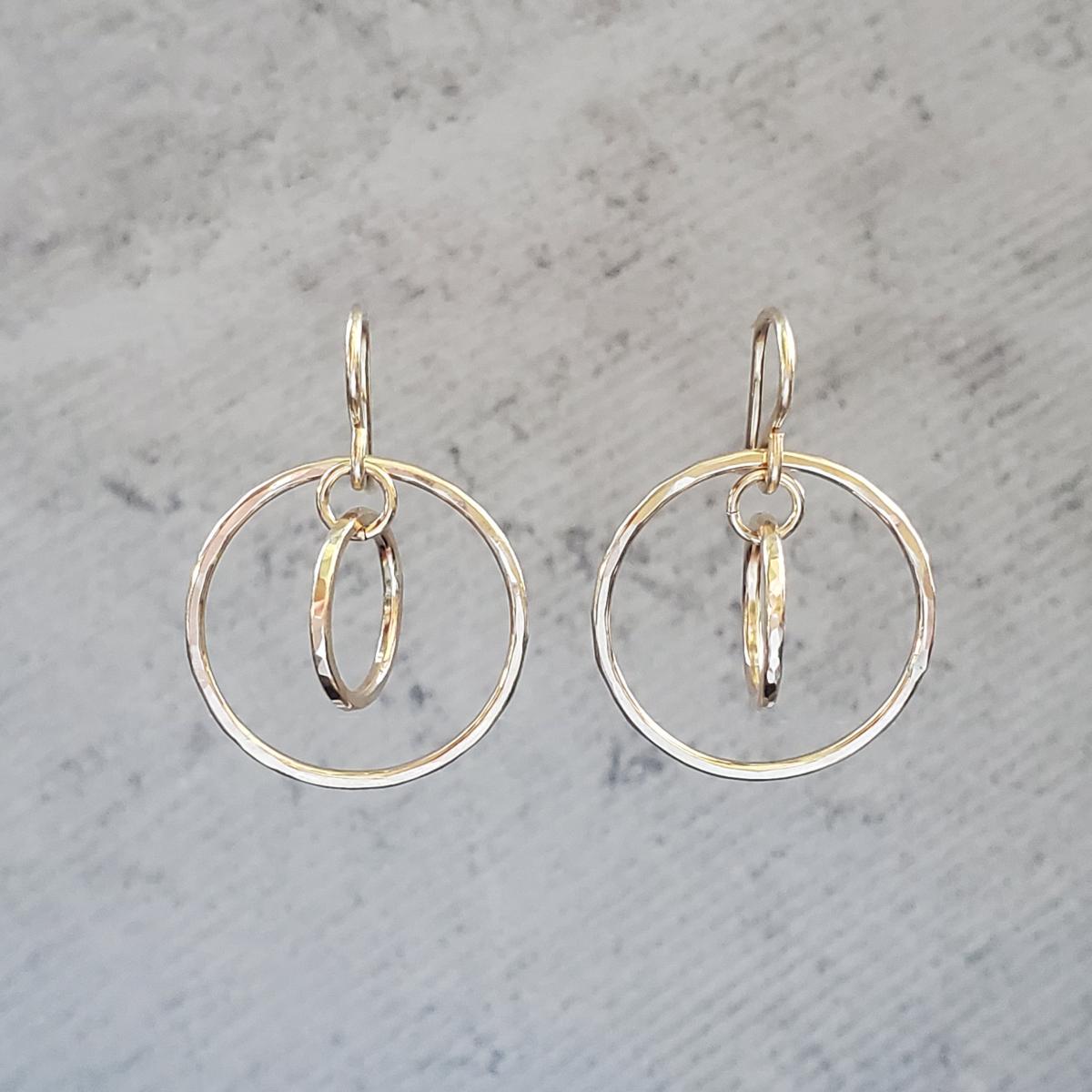 14k Gold Fill Hoop Earrings picture