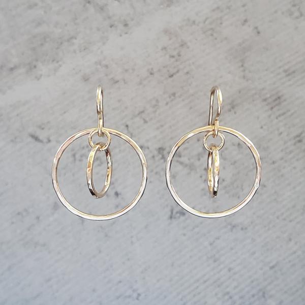 14k Gold Fill Hoop Earrings picture