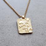 14k Gold Catacombs Skull Necklace