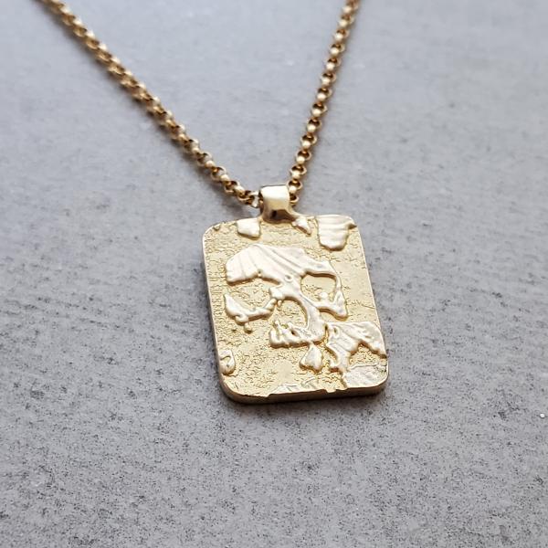 14k Gold Catacombs Skull Necklace