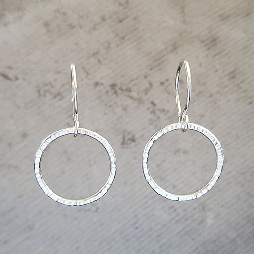 Silver Hoop Earrings picture