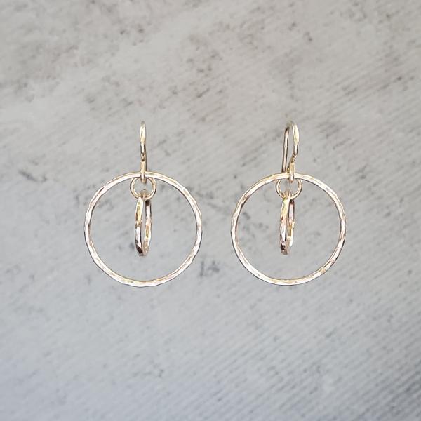 14k Gold Fill Hoop Earrings picture