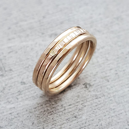 Fine Silver Stacking Rings picture